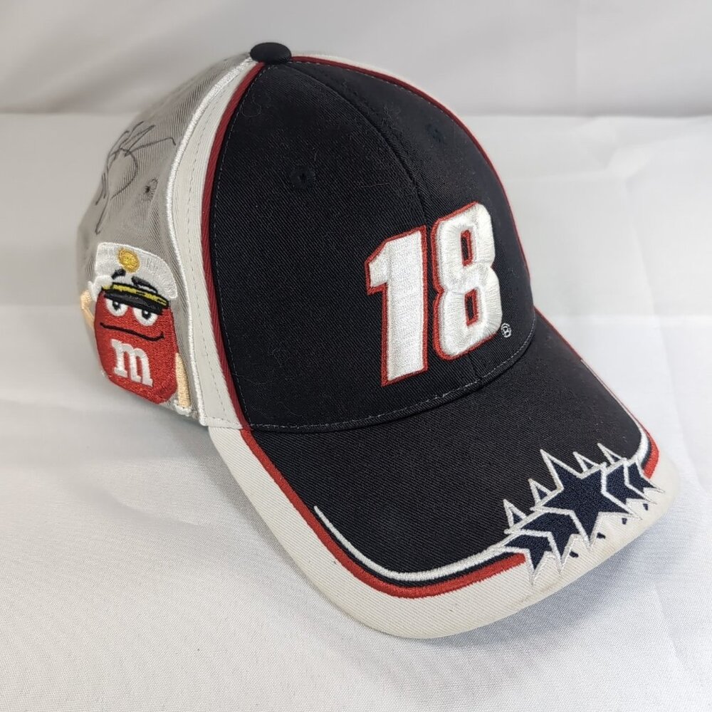 Kyle Busch American Salute SIGNED Nascar Racing Hat #18 Chase Authentics 2012